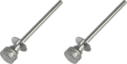  Amig - Goupille De Verrouillage Pour Fenêtres Courroies En Bois Ou Aluminium Mod.40 | Convient Pour Sécuriser Les Stores | Fermeture De Sécurité Zamak Chromée | Dimensions : Ø 30 X 152 Mm