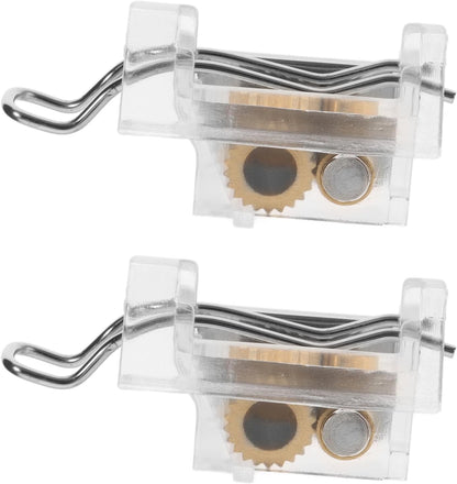  Gatuida Lot De 2 Verrous De Cordon En Abs Pour Stores Plissés Et Romains, Accessoires De Quincaillerie Pour Rideaux, Verrouillage Sécurisé Sans Outil, Pour Fenêtres Et Décoration,