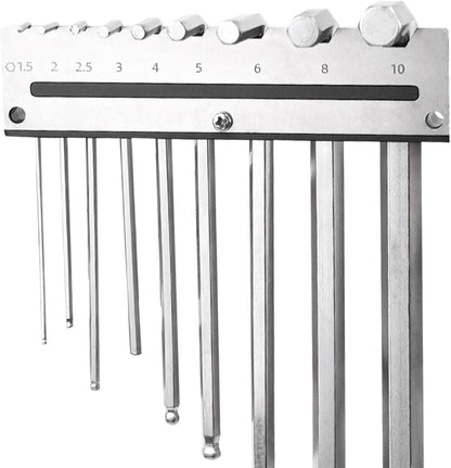  Organiseur De Clés Hexagonales – Étagère Murale – Peut Contenir 9 Outils – Support De Clé Hexagonale En L, Pour Bureau, Construction, Mécanicien, électricien, Plomberie