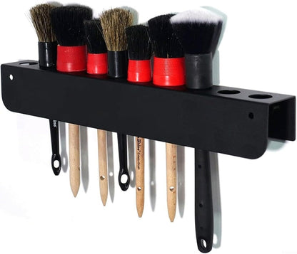  Support Mural Pour Brosse De Détail, Avec 10 Trous, Pour Garage, Atelier, Rangement En Acier Au Carbone Pour Garder Les Outils Propres Et Accessibles