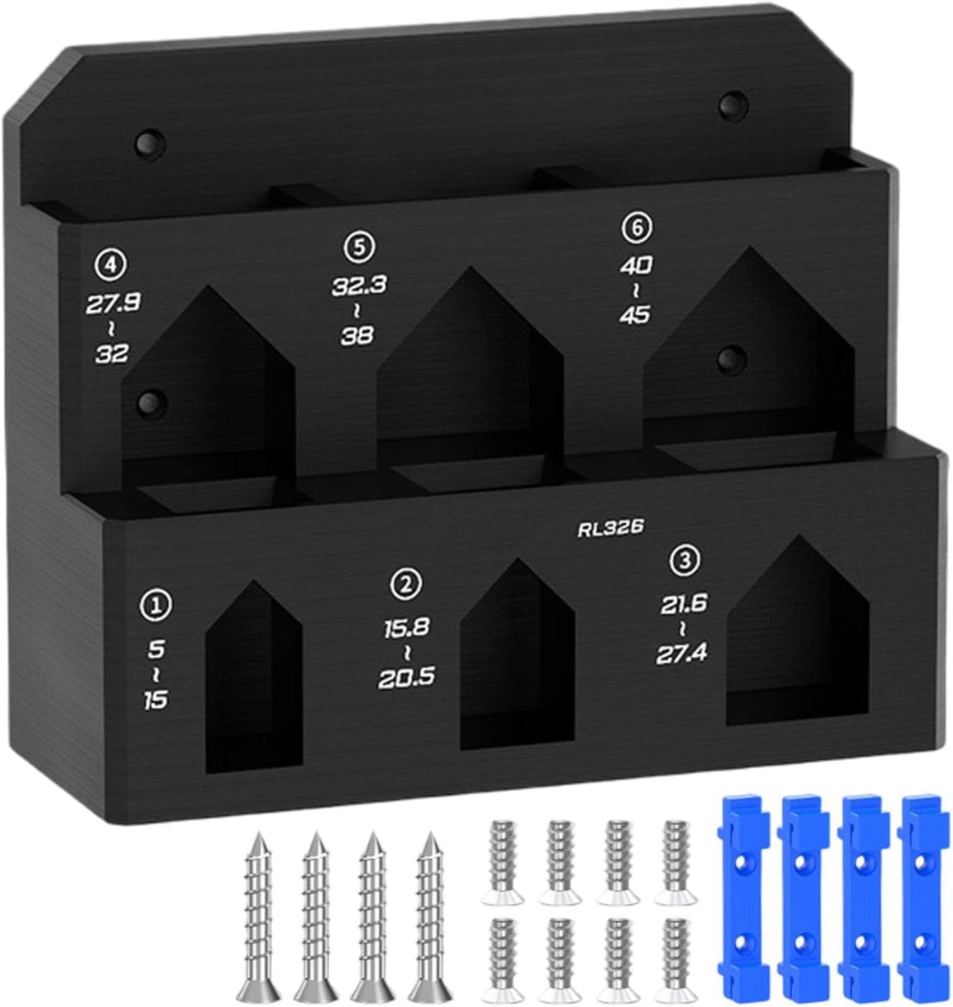  Étagère Murale | Étagère Murale à 6 Fentes Pour Maison, Garage, Atelier, Hôtel, Panneau Perforé