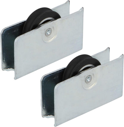  Amig - Roulement Pour Fenêtre Coulissante | Lot De 2 Unités | Taille 70 X 16 Mm | Boîtier Métallique Réglable | Roulement à Billes | Conçu Pour Les Fenêtres Coulissantes | Acier Zingué