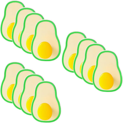  Jojofuny 8pièces Muraux Autocollants Avocat Lot De Adhésifs Pour Salle De Bain Cuisine Et Rangement Sans Perçage Et Facile à Installer