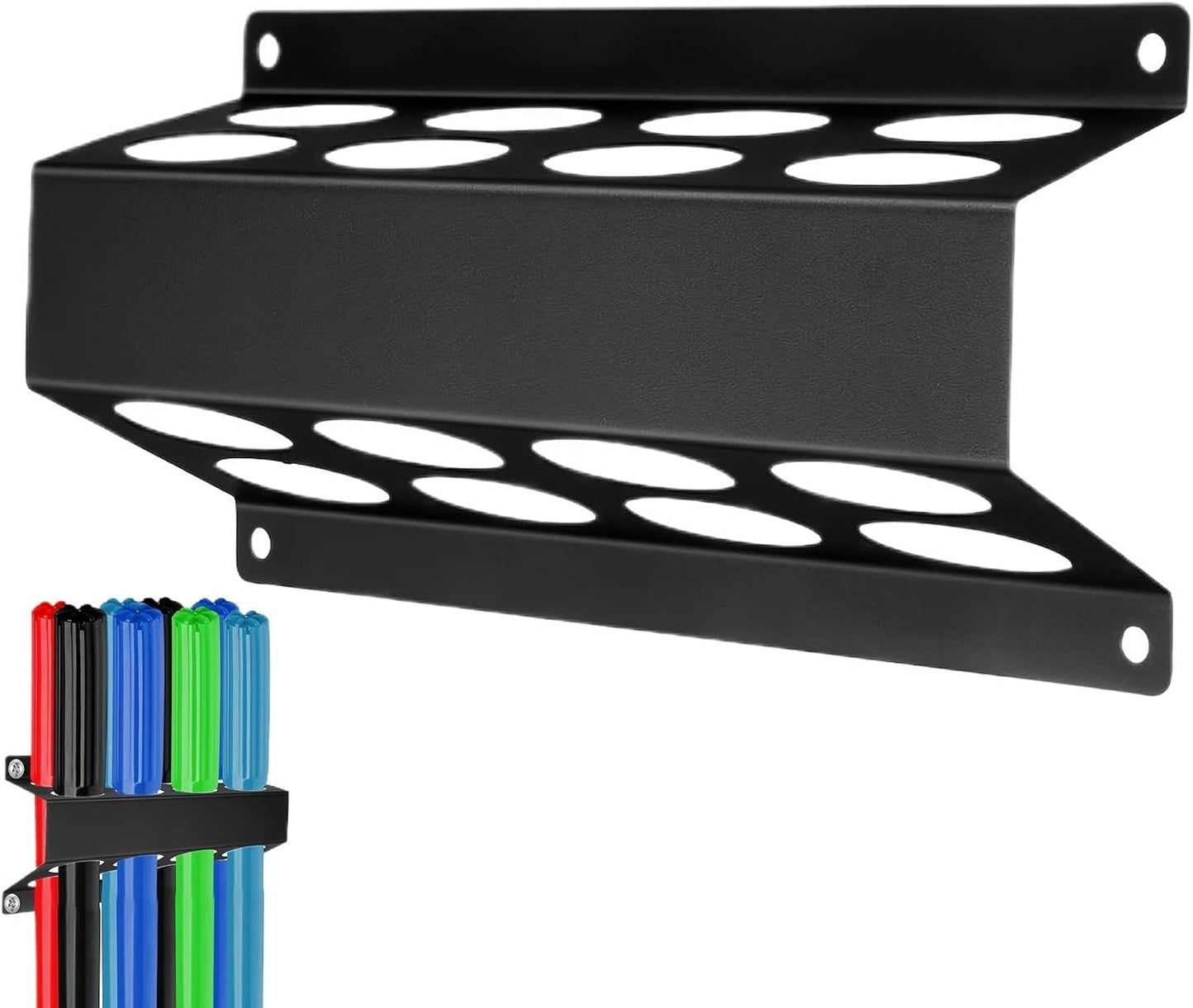  Support De Rangement Pour Soudeur, Système De Rangement Mural à 8 Emplacements, Système De Support De Tige De Soudage TIG, Taille 40 Cm, Largeur 20 Cm, Support De Rangement Pour Tige De Soudage Avec