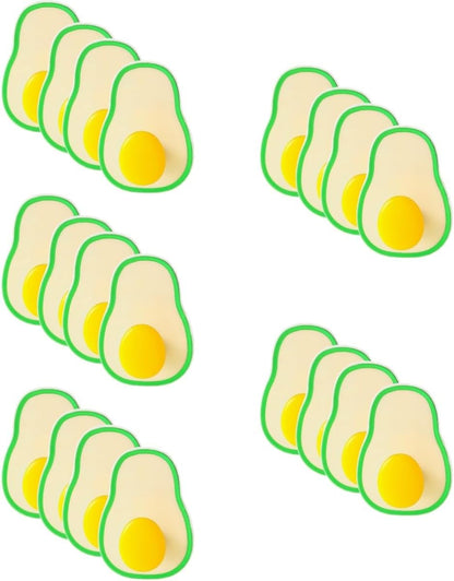  Jojofuny 8pièces Muraux Autocollants Avocat Lot De Adhésifs Pour Salle De Bain Cuisine Et Rangement Sans Perçage Et Facile à Installer