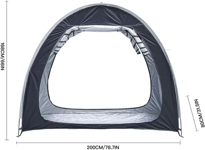  Tente De Vélo De Rangement D'extérieur – Imperméable Et Résistant Aux Intempéries Pour Meubles De Terrasse, Vélo Et Moto – Design Durable Pour Toutes Les Conditions Météorologiques