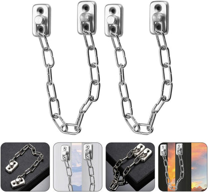  Healvian Verrous De Sécurité Faciles à Installer Pour Fenêtres En Acier Inoxydable 2 Pièces Réduisent Le Risque De Chute, Adaptés Pour Maisons De Retraite Et Hôpitaux