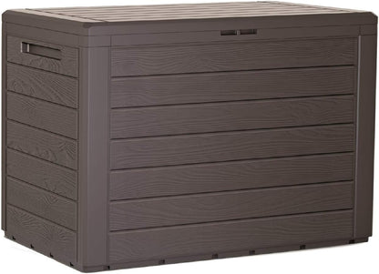  Boîte De Jardin Prosperplast Boardebox De 190 Litres En Plastique De Couleur Ocre Foncé 78 X 43,3 X 55 Cm
