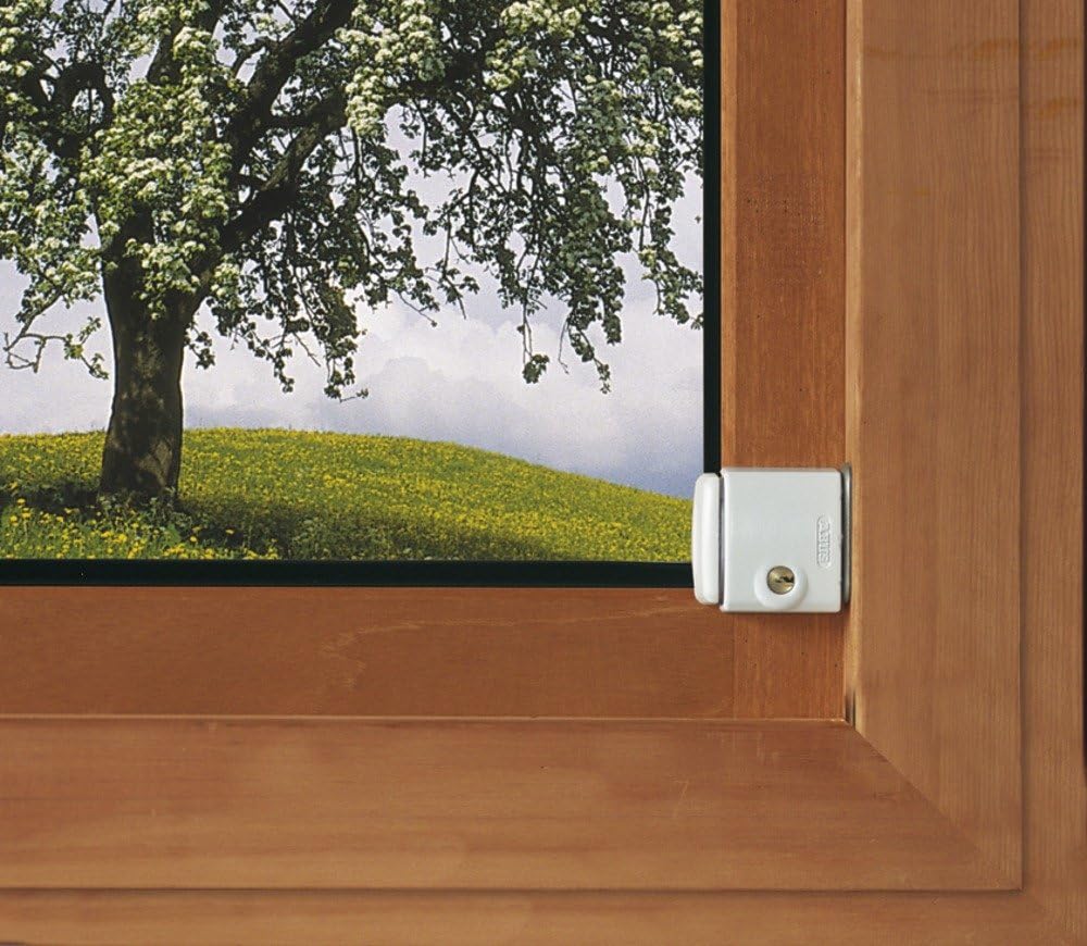  ABUS FTS3002 AL0145 Window Lock - Outside Opening Window Lock Identical Lock - Security Level 5 - 31730 - White
