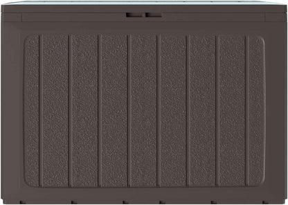  Boîte De Jardin Prosperplast Boardebox De 190 Litres En Plastique De Couleur Ocre Foncé 78 X 43,3 X 55 Cm
