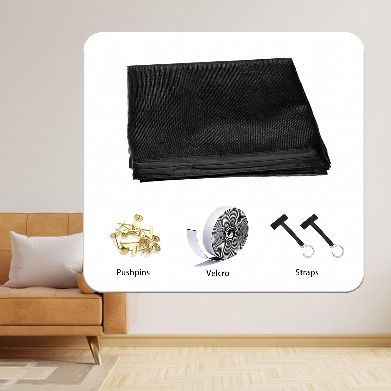  Moustiquaire Magnétique Pour Porte Fenêtre 100 X 170 Cm Sans Perçage Fermeture Automatique Sans Perçage Facile à Installer Pour La Plupart Les Types De Fenêtres Ou Porte, Blanc