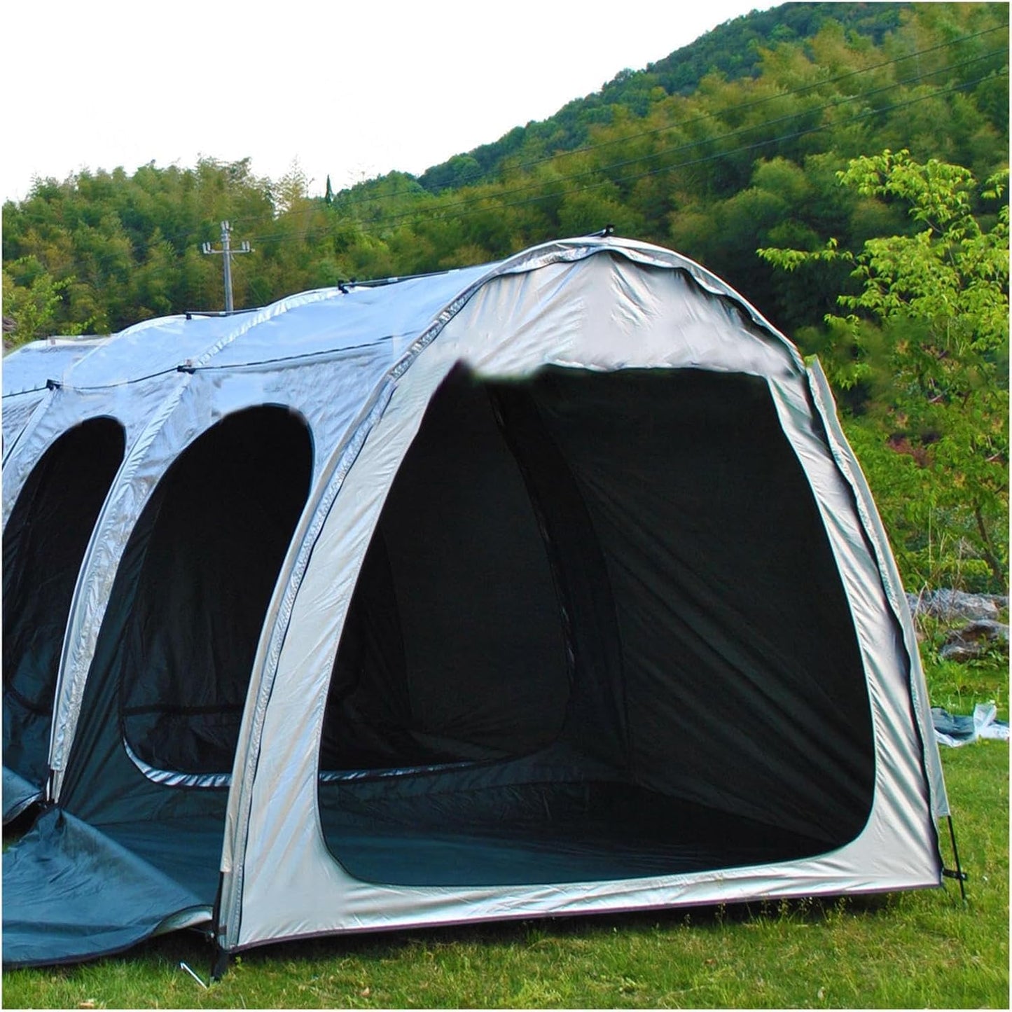 GENERIC Abri à Vélos, Tente De Rangement Extérieur Pour 2 à 5 Vélos, Rangement Emboîtable, Abri Imperméable Pour Motos, Protection Violette Résistante Pour Tous Les Temps
