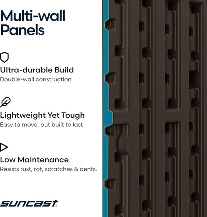  Suncast SSW600J Siège De Rangement 22 Gallon Deck Box