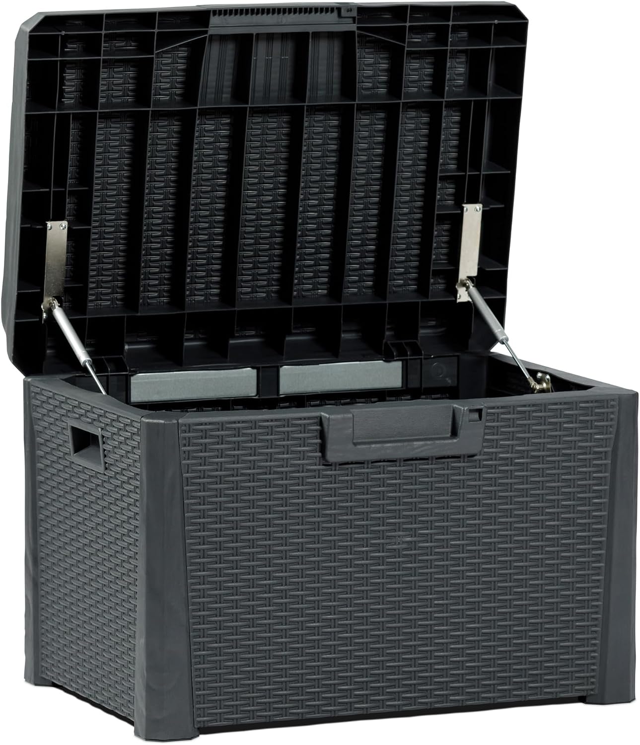  Toomax Art. 170 Compact Box Santorini Malle De Rangement Résine Noir 73 X 50,5 X 49,5 Cm