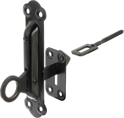  Alberts 307097 Shutter Stop | With Mounting Plate | In Black | 150 X 38 Mm