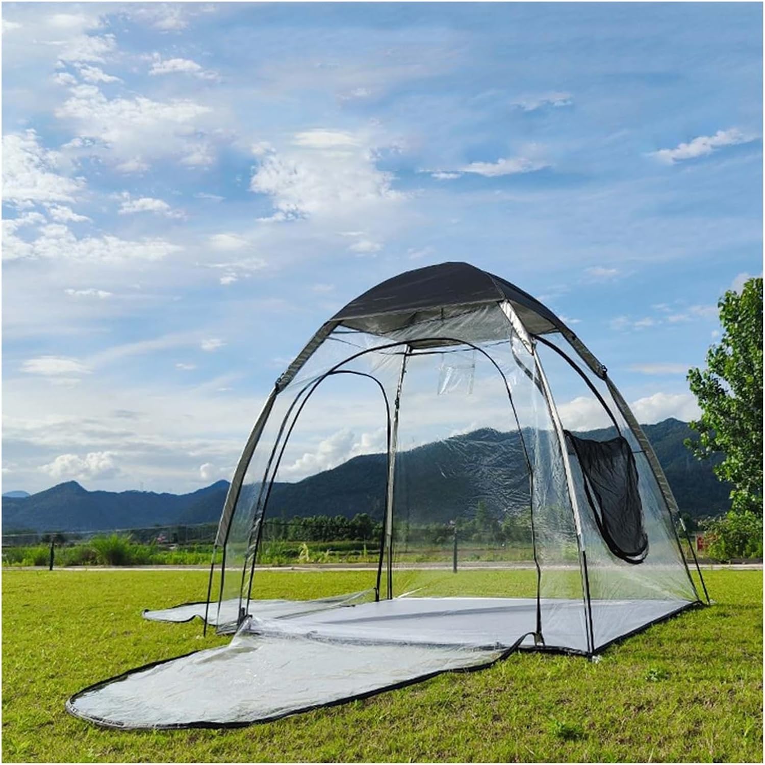 GENERIC Abri De Rangement Pour Vélo, Tente De Camping Imperméable - Housse Et Abri De Rangement Extérieur Pour Moto, Outils De Jardin, Jouets, Tondeuse à Gazon - Protection Durable Et Transparente (