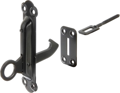  Alberts 307097 Shutter Stop | With Mounting Plate | In Black | 150 X 38 Mm