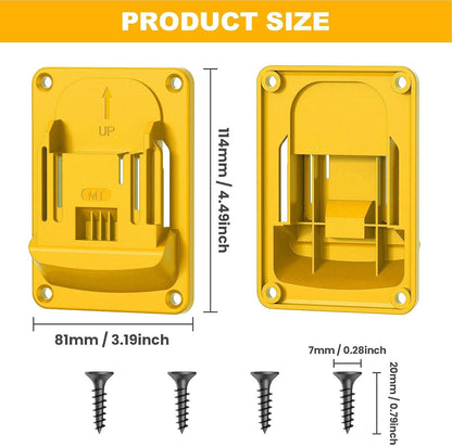  Support De Perceuse - Support à Outils électrique Robuste Avec Poignée Antidérapante Et Design De Rangement Vertical Peu Encombrant Pour Un Accès Facile | Support De Stockage Utilitaire Pour Le Site