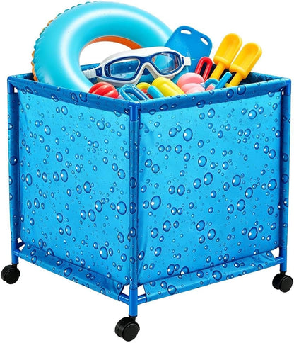 GENERIC Rangement De Piscine | Bac De Rangement Extérieur Roulant | Support De Nouilles De Piscine – Pour Propriétaires, Jardiniers, Locataires, Patio, Terrasse, Jardin, Maison, Hôtel, Garage, Abri De Jardin