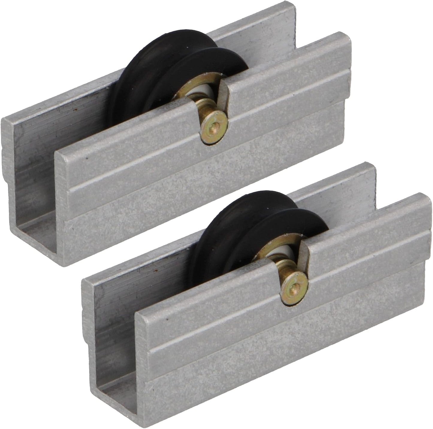  Amig - Roulement Fenêtre Coulissante | Lot De 2 Unités | Taille 39 X 14 Mm | Boîtier Métallique Et Roulement à Billes | Conçu Pour Les Fenêtres Coulissantes | Aluminium