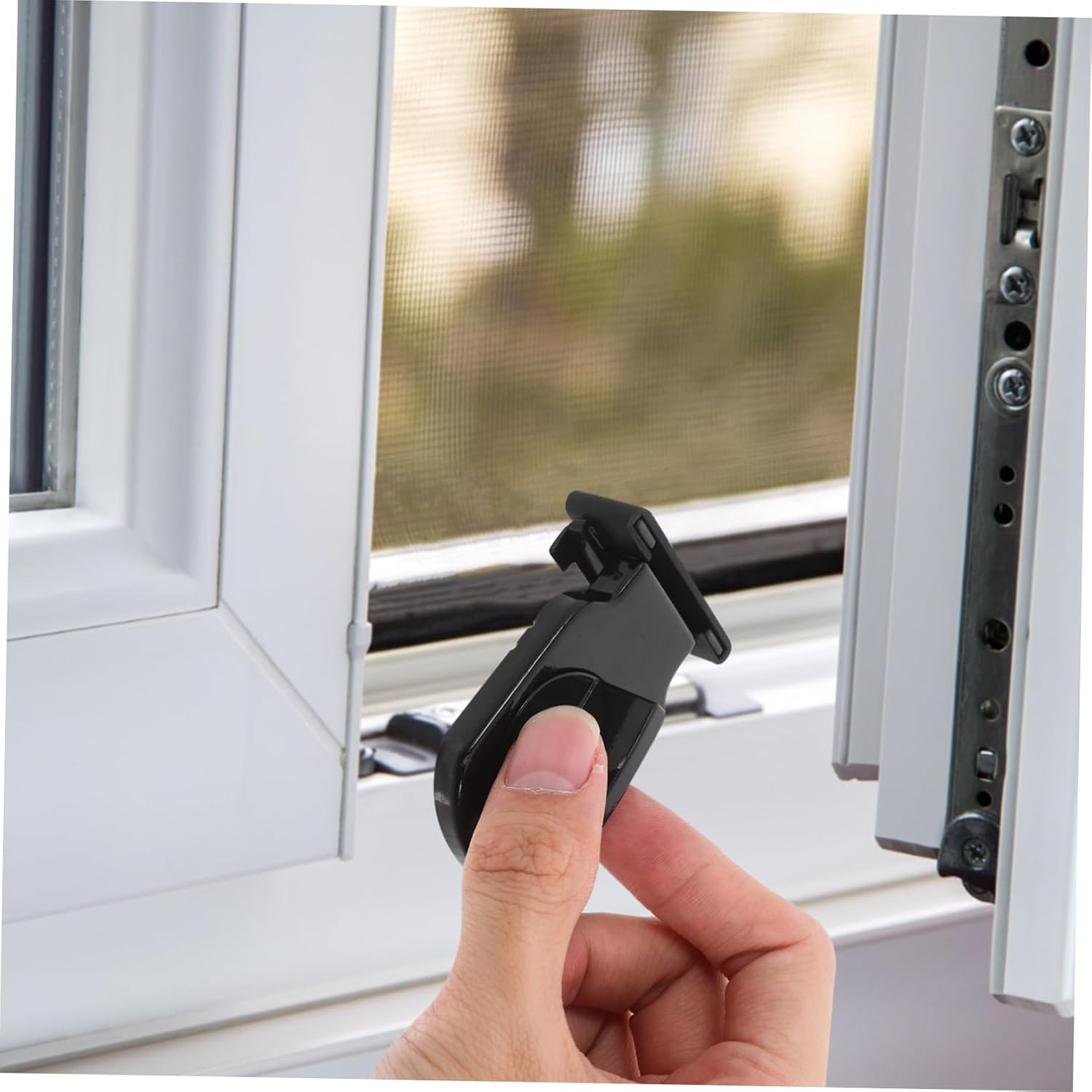  Angoily Sliding Window Lock Door Lock Latch Adjustable Window Stopper Hardware Door Latches