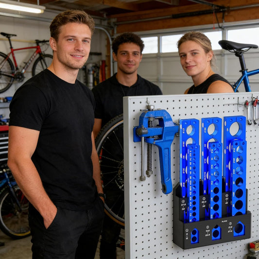  Générique Support Mural Pour Vélo - Support Mural 6 Emplacements Pour Vélo Et établi,Organisateur D'outils Pour La Menuiserie | Pour Garage, Atelier, Remise, Établi, Panneau Perforé