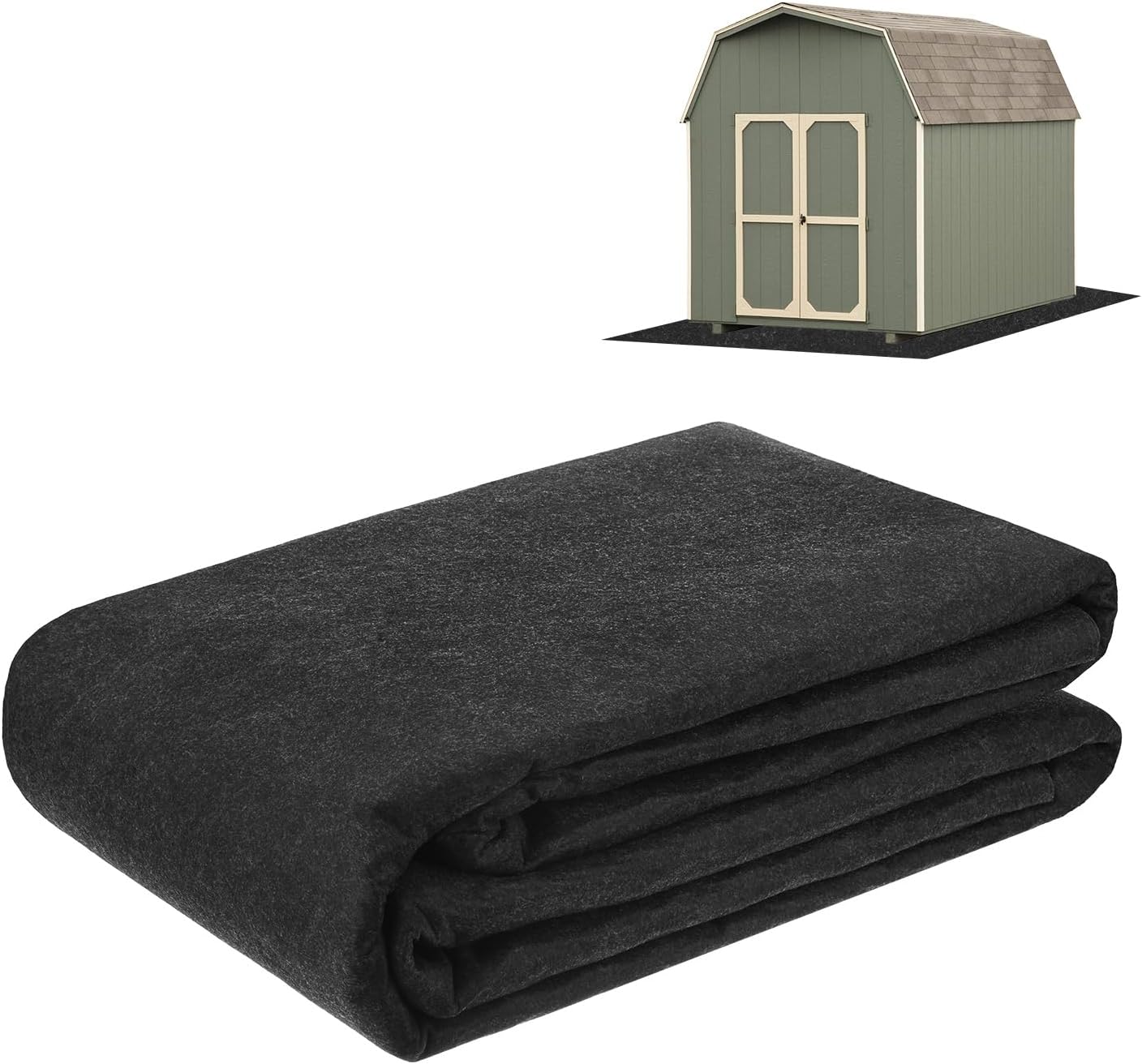  M METERXITY Tapis D'abri De Jardin De Rangement Extérieur, 2,4 X 2,4 M, Petit Tapis De Sol Imperméable Pour Meubles De Terrasse, Protection De Sol De L'usure, Liquide, Poussière, Huile, Tapis D'abri