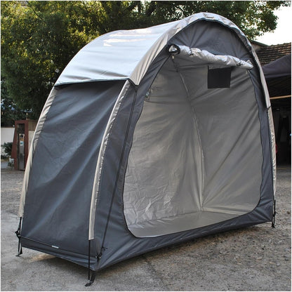 GENERIC Abri De Rangement Pour Vélos, Housse Imperméable Pour Vélos - Garage De Rangement Extérieur Portable Pour Motos, Outils De Jardin Et Tondeuses à Gazon - Dimensions : 200 X 80 X 165 Cm