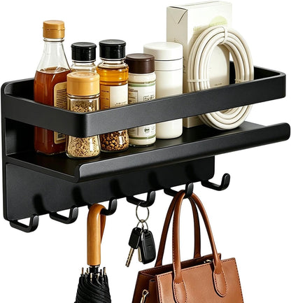  Organiseur Magnétique Pour Réfrigérateur – Support Mural Sans Perçage, Organisateur De Comptoir De Cuisine, Pour Garde-manger, Garage, Buanderie, Dortoir, Maison, Bureau, Casier, Camping-car, Porte De