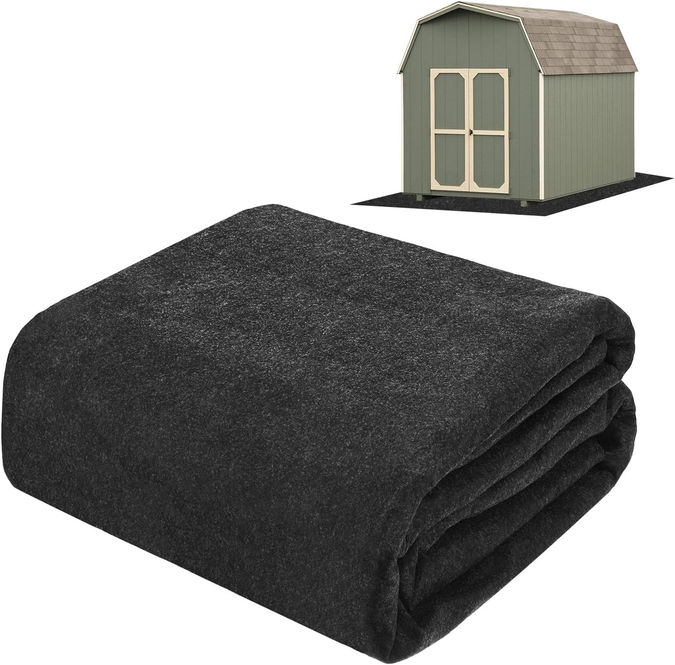  M METERXITY Tapis D'abri De Jardin De Rangement Extérieur, 2,4 X 2,4 M, Petit Tapis De Sol Imperméable Pour Meubles De Terrasse, Protection De Sol De L'usure, Liquide, Poussière, Huile, Tapis D'abri