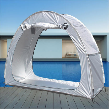  Tente De Vélo De Rangement D'extérieur – Imperméable Et Résistant Aux Intempéries Pour Meubles De Terrasse, Vélo Et Moto – Design Durable Pour Toutes Les Conditions Météorologiques