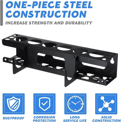  Support De Tube De Calfeutrage, Organiseur Mural Robuste, Support De Rangement Durable, Idéal Pour Les Travailleurs De La Construction, Les Rénovateurs, Les Bricoleurs, L'entretien De La Maison