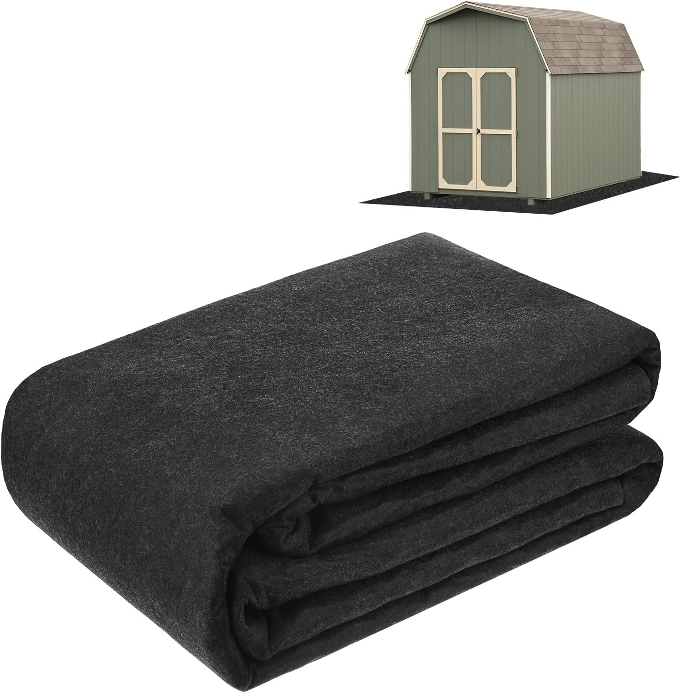  M METERXITY Tapis D'abri De Jardin De Rangement Extérieur, 2,4 X 2,4 M, Petit Tapis De Sol Imperméable Pour Meubles De Terrasse, Protection De Sol De L'usure, Liquide, Poussière, Huile, Tapis D'abri