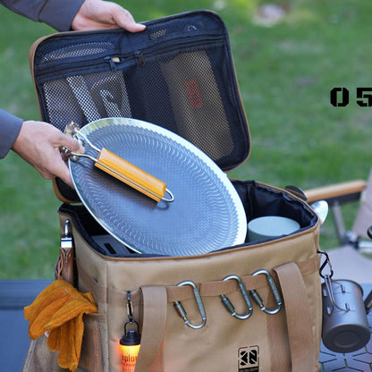  De Rangement Extérieur Robuste En Tissu 600D Avec Plusieurs Poches Pour Le Camping, La Randonnée, Les Voyages Et L ' Organisation à Domicile De Sport D ' Extérieur