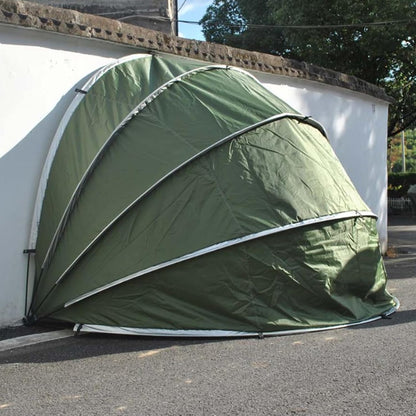 GENERIC Abri De Jardin Imperméable Et Transparent Pour Vélos - Rangement Extérieur Pour Motos, Outils De Jardin, Tondeuses à Gazon Et Plus Encore - Protection Durable Contre Les Intempéries