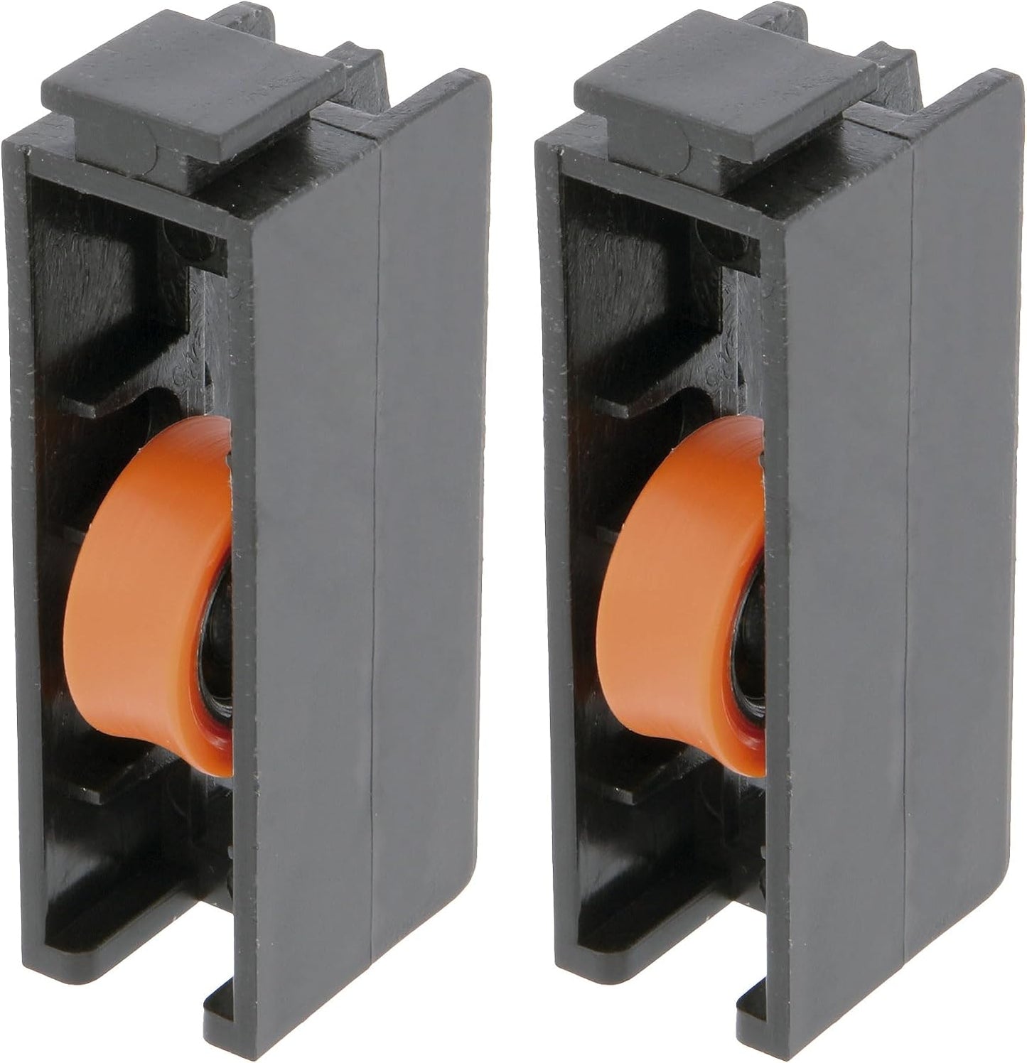  Amig - Roulement Pour Fenêtre Coulissante | Lot De 2 Unités | Taille 70 X 16 Mm | Boîtier Métallique Réglable | Roulement à Billes | Conçu Pour Les Fenêtres Coulissantes | Acier Zingué