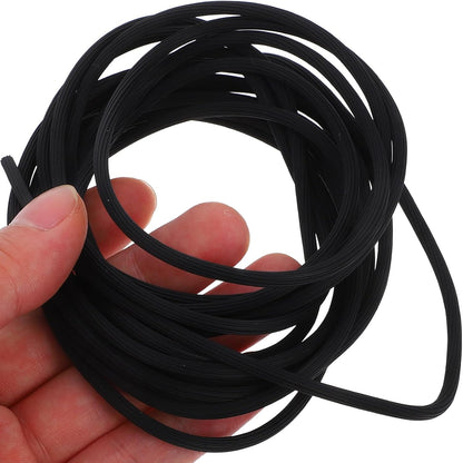  Zerodeko Bande PVC Légère Et Facile D'entretien Pour Moustiquaire De Fenêtre Noire, Jonc De Retenue Solide Adapté Aux Accessoires De Quincaillerie De Fenêtre