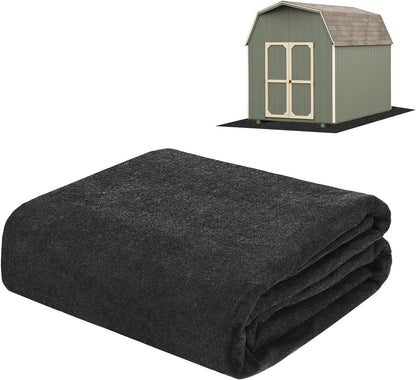  M METERXITY Tapis D'abri De Jardin De Rangement Extérieur, 2,4 X 2,4 M, Petit Tapis De Sol Imperméable Pour Meubles De Terrasse, Protection De Sol De L'usure, Liquide, Poussière, Huile, Tapis D'abri