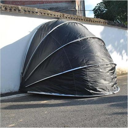 GENERIC Abri à Vélos, Tente De Rangement Extérieure Pour 2 à 5 Vélos Et Motos - Abri De Jardin Résistant Aux Intempéries Pour Tondeuses Et équipements - Abri à Vélos Durable Et Spacieux