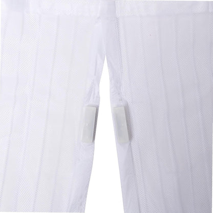  WERKA PRO Magnetic Mosquito Net 100 X 160 Cm White – Instant Magnetic Closure – Tool-Free Installation – Lightweight And Durable Polyester – For Doors And Windows