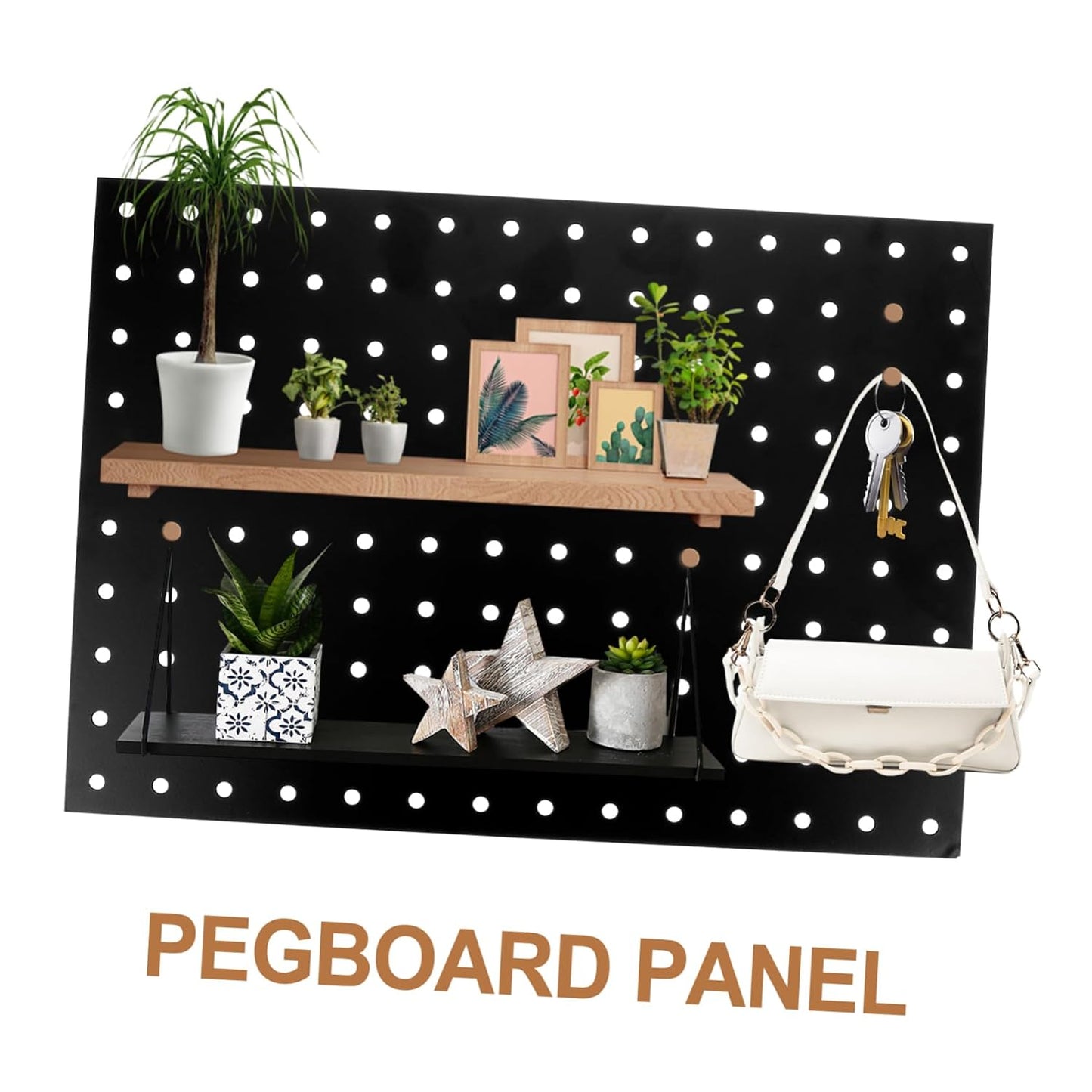  Gatuida Perforated Metal Wall Sign Garage Tool Organizer Heavy Duty Multi-Hole Easy To Install Wall Space