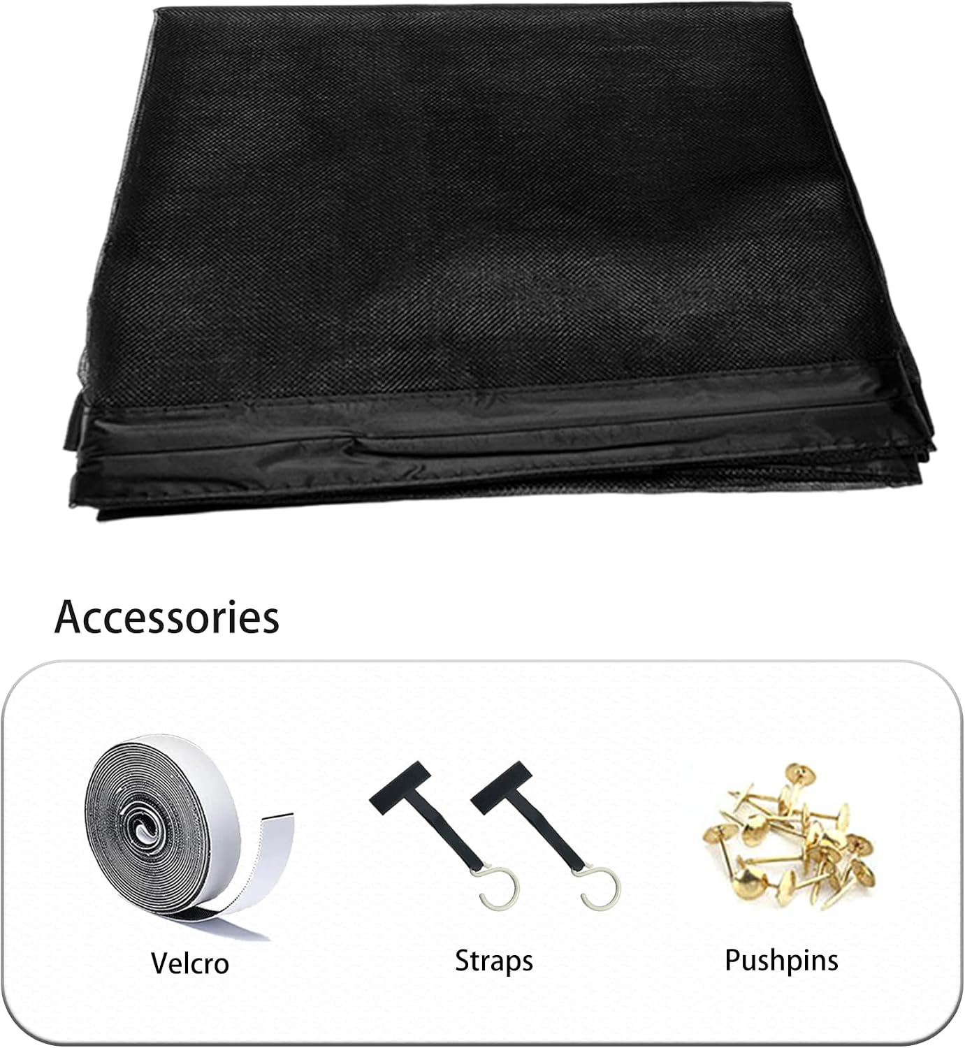  Magnetic Insect Repellent Curtain 98 X 113 Cm Magnetic Mosquito Net Door Magnets And Adhesive Strip For Living Room Window Balcony White