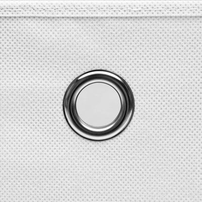  Coffre De Rangement Extérieur, Coffre De Rangement Pour Coussins, Coffres De Rangement Extérieurs étanches Avec Housses, 10 Pièces, 28 X 28 X 28 Cm, Blanc