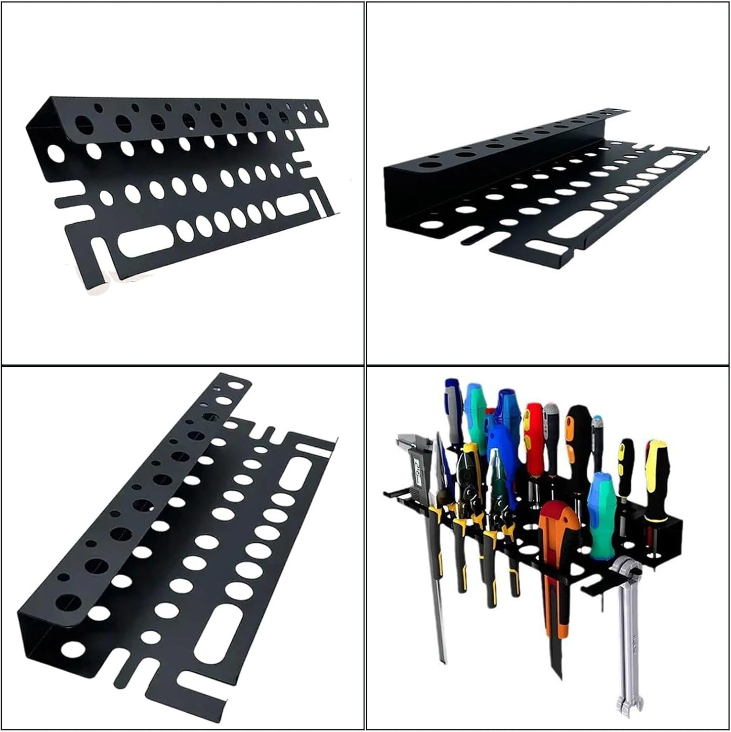  Porte-outils Mural En Métal Pour Garage De Rangement Efficace Et Atelier à Domicile, Pince à Tournevis, étagère