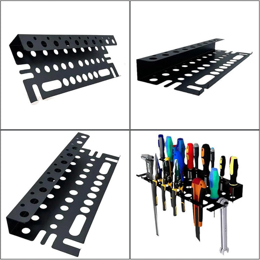  Porte-outils Mural En Métal Pour Garage De Rangement Efficace Et Atelier à Domicile, Pince à Tournevis, étagère