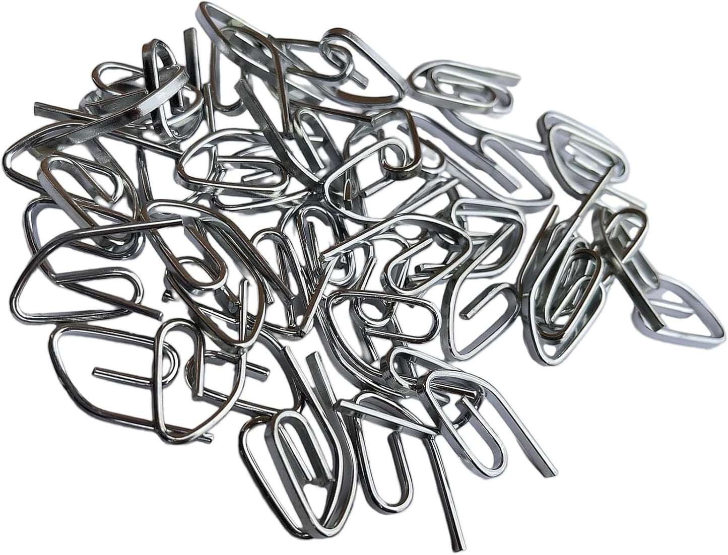  Lot De 50 Crochets En Métal Robuste Haute Performance Pour Rideaux Portables Pour Les Amateurs De Maison Et Les Décorateurs D'intérieur, Quincaillerie De Fenêtre De Bureau