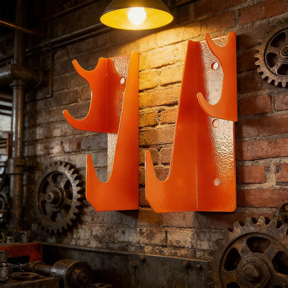  Lot De 2 Possesseurs Muraux En Métal Robuste Pour L'organisation D'atelier, Le Garage