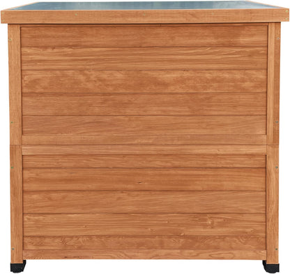  AXI Felix Armoire De Jardin En Bois Marron - 80 X 45 X 93 Cm | Armoire Exterieur, Armoire à Outils Pour Le Jardin Avec étagère/Meuble Exterieur Rangement Pour Le Jardin
