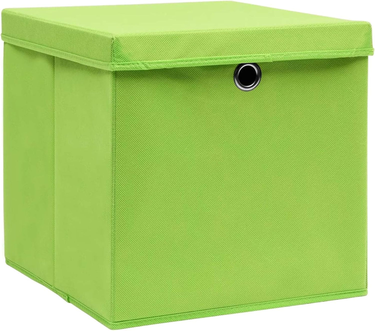  Coffre De Rangement, Coffre De Rangement Pour Coussins D'extérieur, Coffres De Rangement D'extérieur étanches Avec Housses, 10 Pièces, 28 X 28 X 28 Cm, Vert