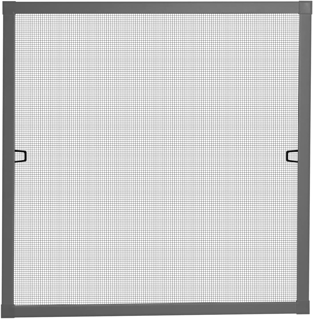  Schellenberg 70033 Insect Screen For Windows With Aluminium Frame – No Drilling – Can Be Cut To Size – 130 X 150 Cm, Anthracite